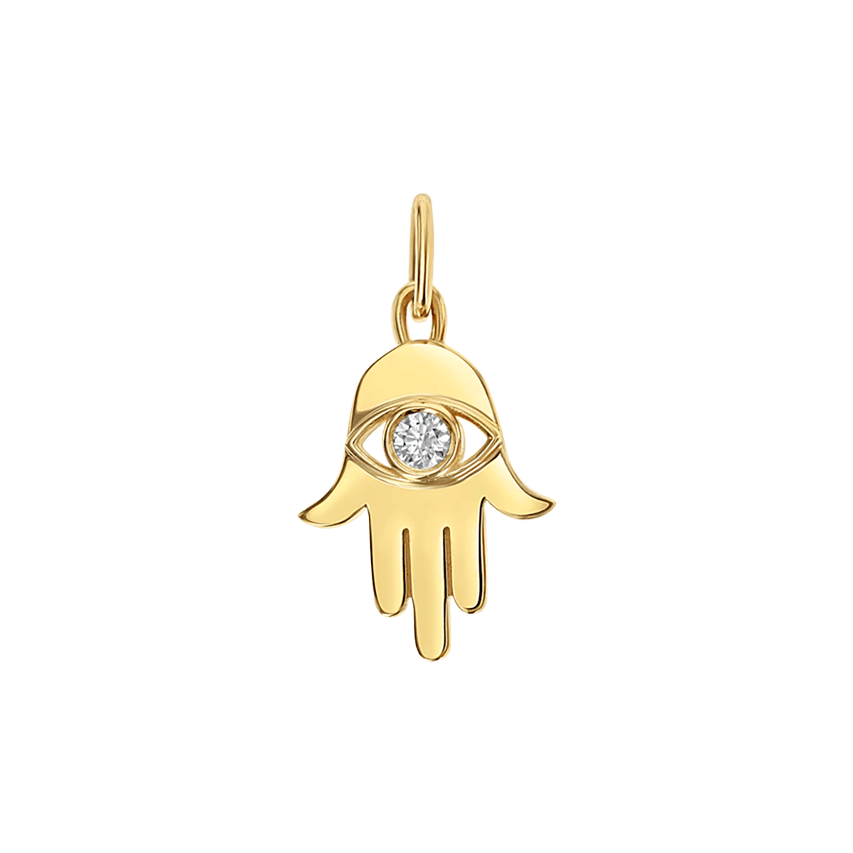 Kids Hamsa Diamond Eye Charm