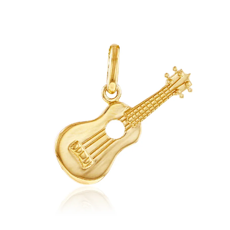 Ukulele Pendant in 14K Gold [small or medium]