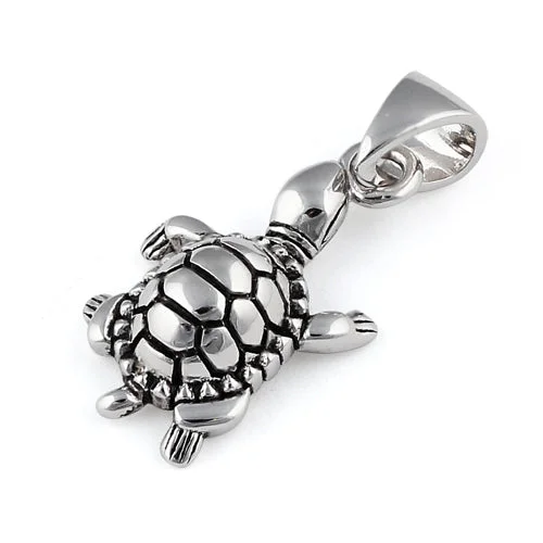 Sterling Silver Turtle Pendant