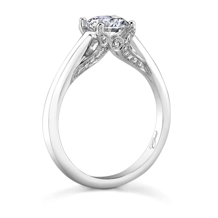 14 KT Engagement Ring in White Gold