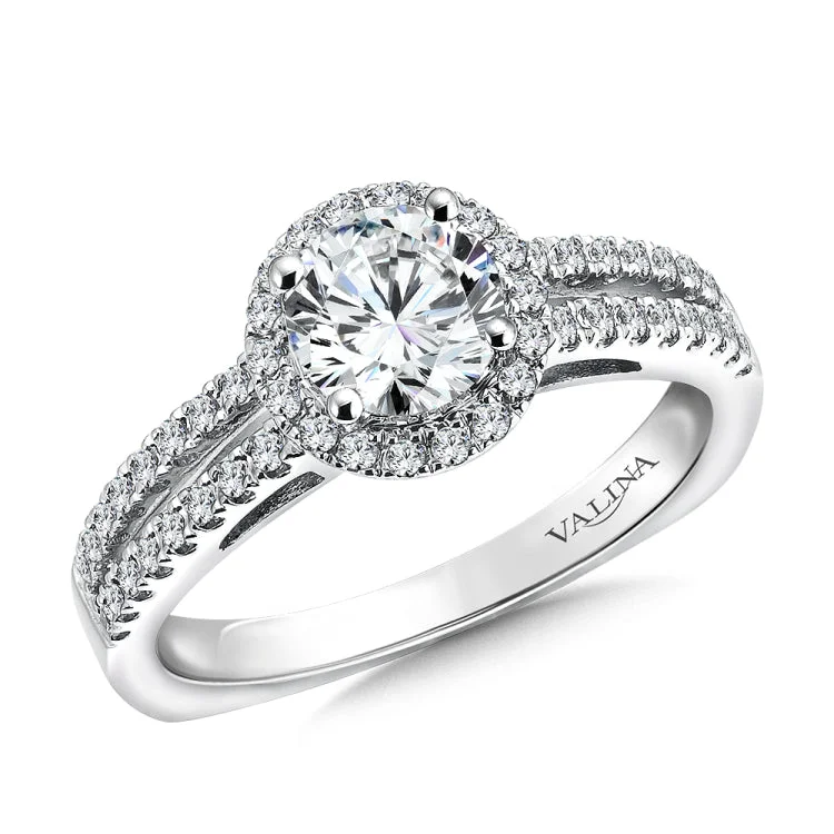 Halo Style Diamond Engagement Ring