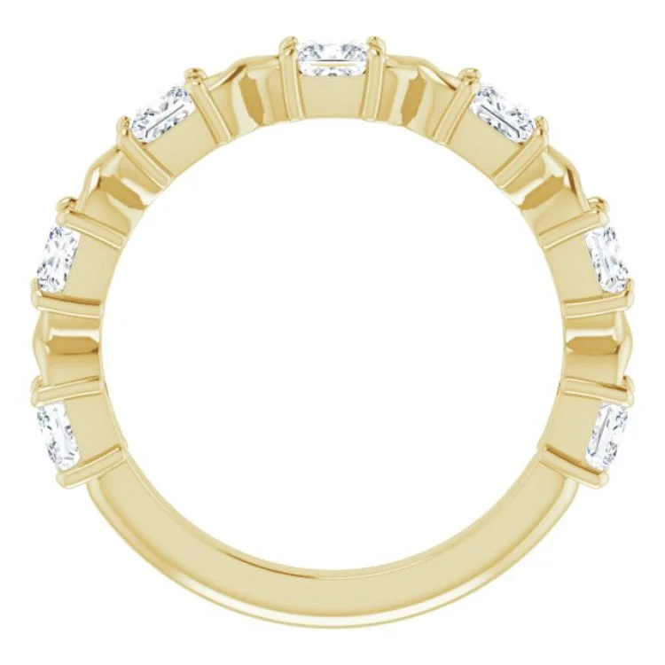 14K Yellow 1 1/8 CTW Natural Diamond Anniversary Band