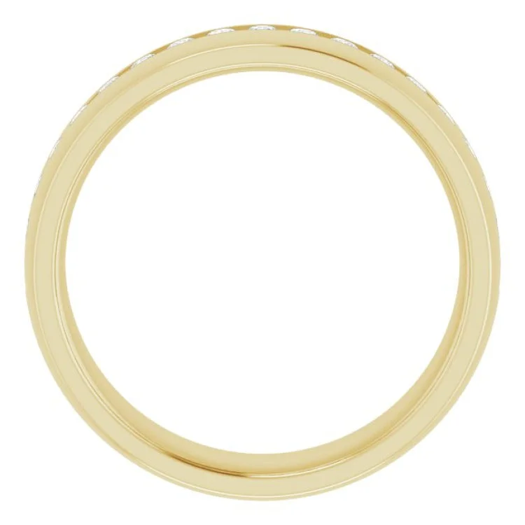 14K Yellow 1/2 CTW Natural Diamond Band