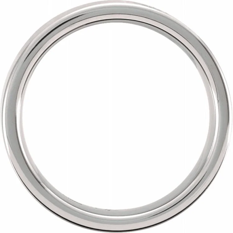 Tungsten 6 mm Flat Satin Band Size 10