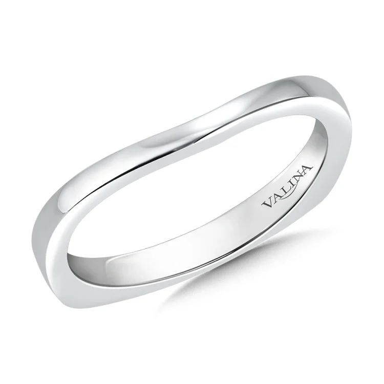 True fit matching diamond wedding band and a beautiful reminder of that special day for years to come.