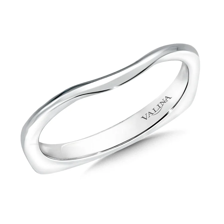 True fit matching diamond wedding band and a beautiful reminder of that special day for years to come.