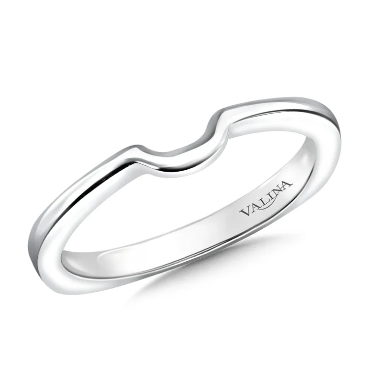 True fit matching diamond wedding band and a beautiful reminder of that special day for years to come.