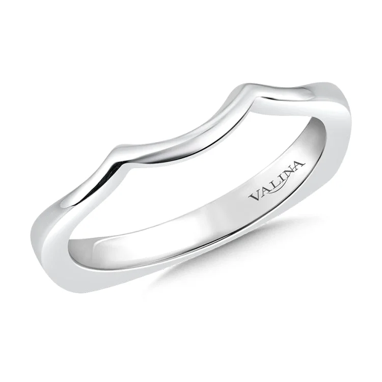 True fit matching diamond wedding band and a beautiful reminder of that special day for years to come.