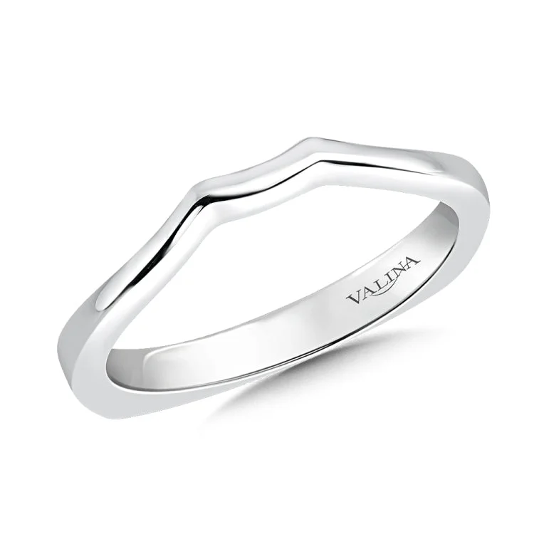 True fit matching diamond wedding band and a beautiful reminder of that special day for years to come.