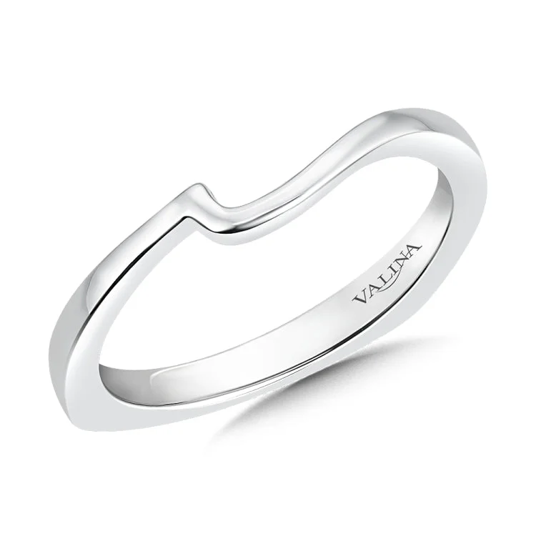 True fit matching diamond wedding band and a beautiful reminder of that special day for years to come.