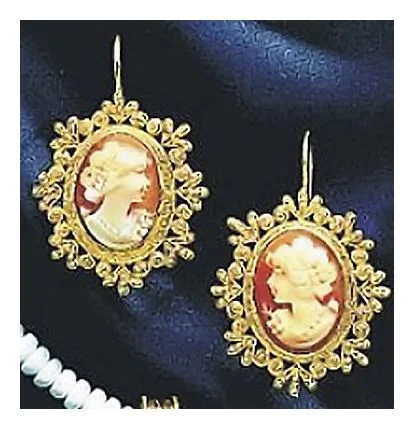 Victorian Cameo Earrings