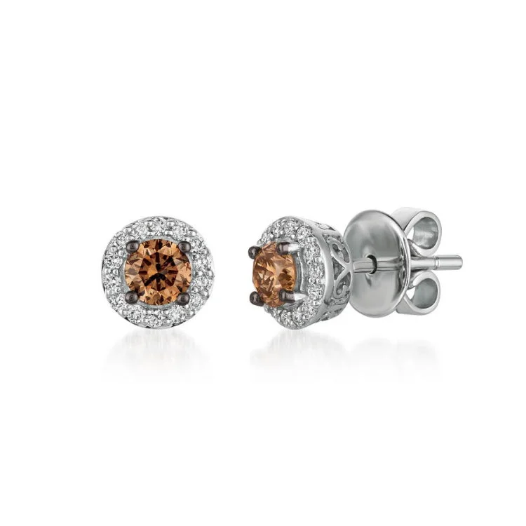 14K Le Vian Vanilla Gold Earrings