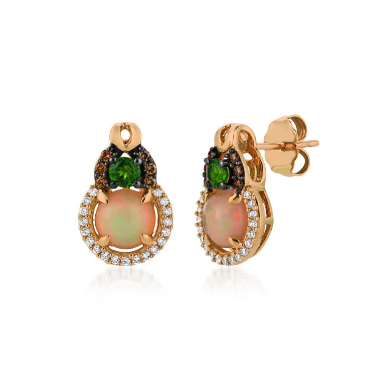 14K Le Vian Strawberry Gold Earrings