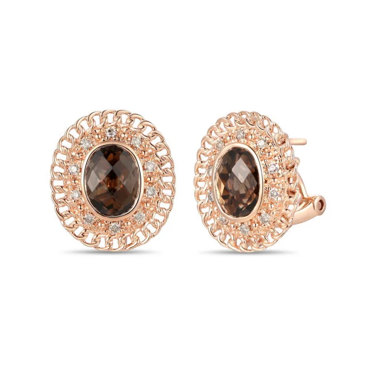 14K Le Vian Strawberry Gold Earrings