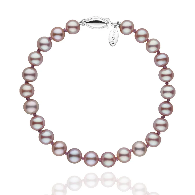 6.5-7.0 mm Lavender Freshadama Pearl Bracelet