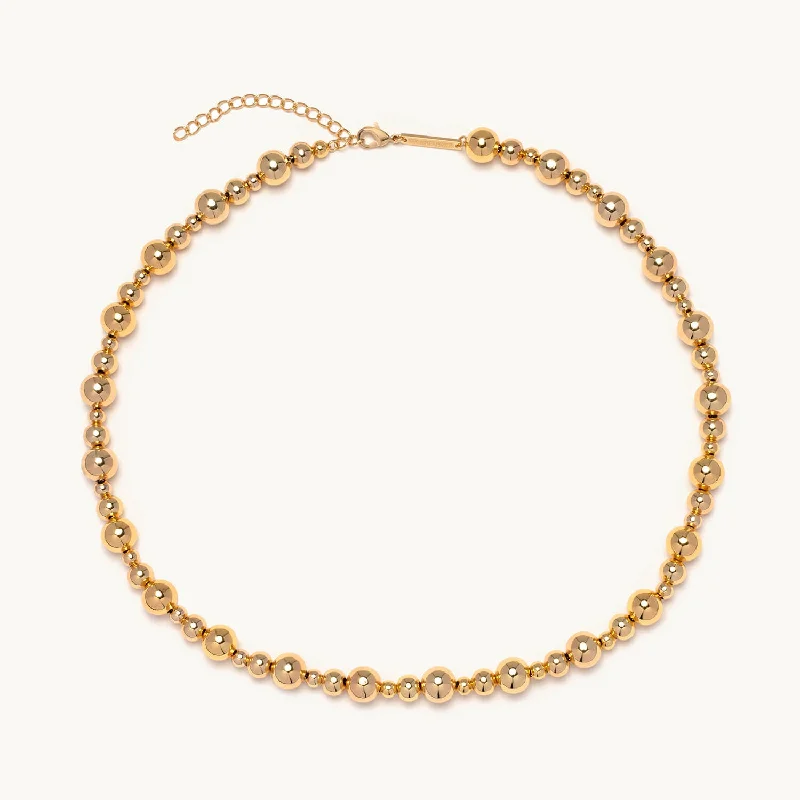 Gold Bubbles Necklace Base