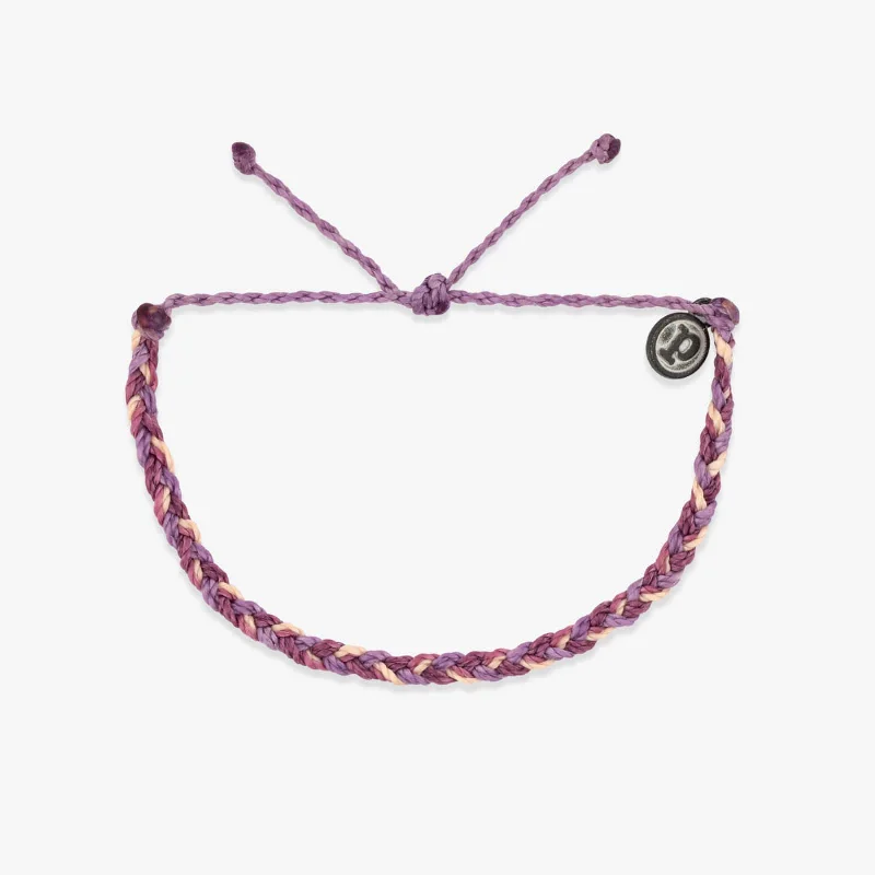 Purple Peak Mini Braided Bracelet