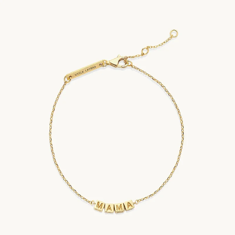 Tiny Words Mama Bracelet