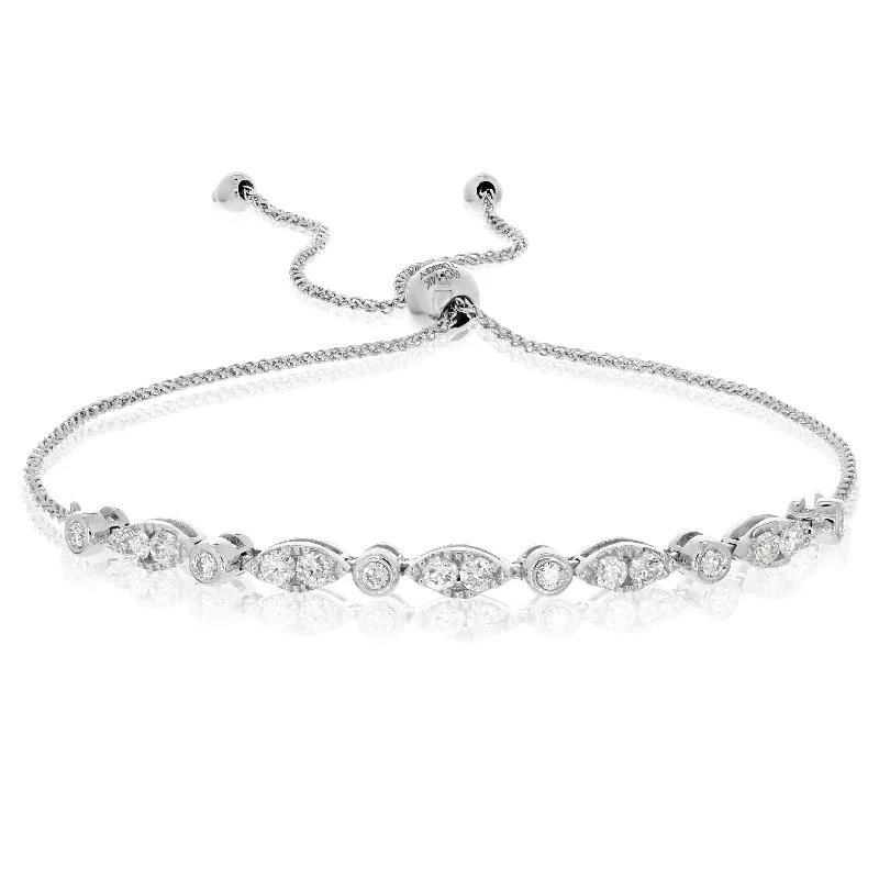 0.5 Carat Diamond Bolo Bracelet