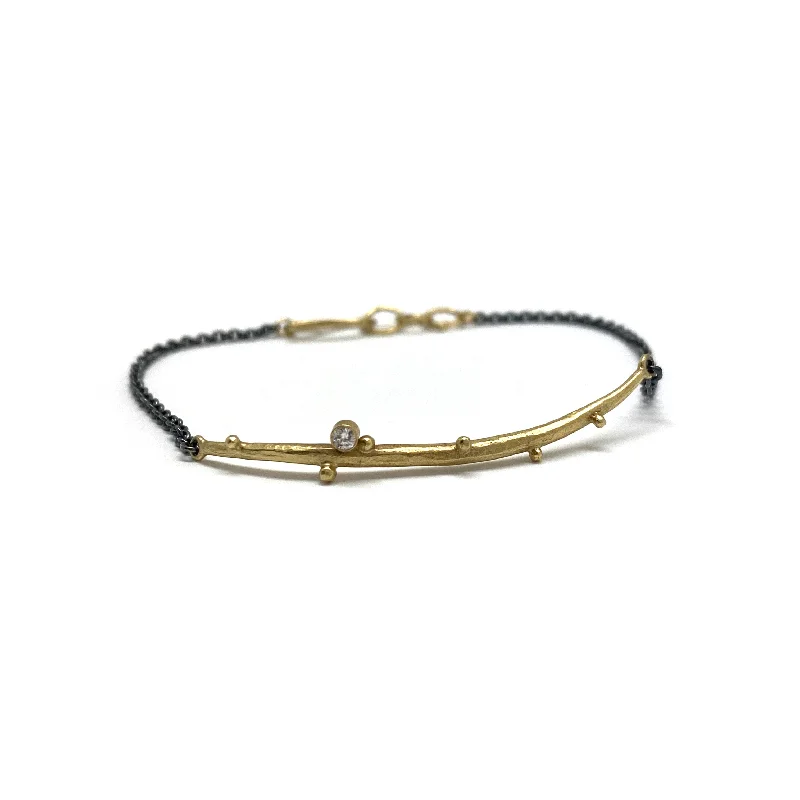 18k Gold & Diamond Bracelet