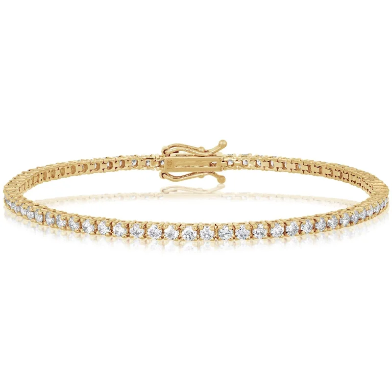 2.93 Carat Diamond Tennis Bracelet