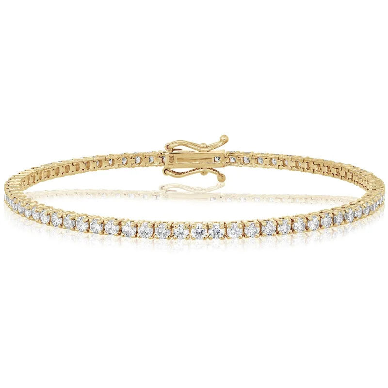 3.20 Carat Diamond Tennis Bracelet