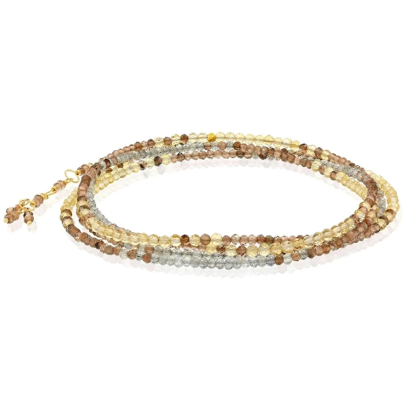 ANNE SPORTUN Ombre Golden Beaded Wrap Bracelet