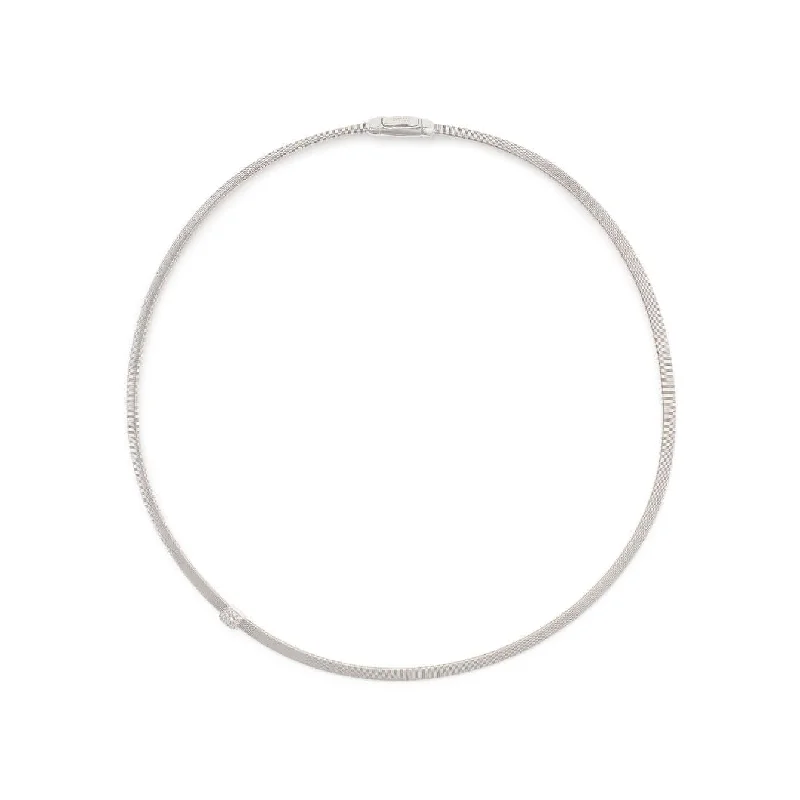 Marco Bicego 18K White Gold Masai Collar Necklace