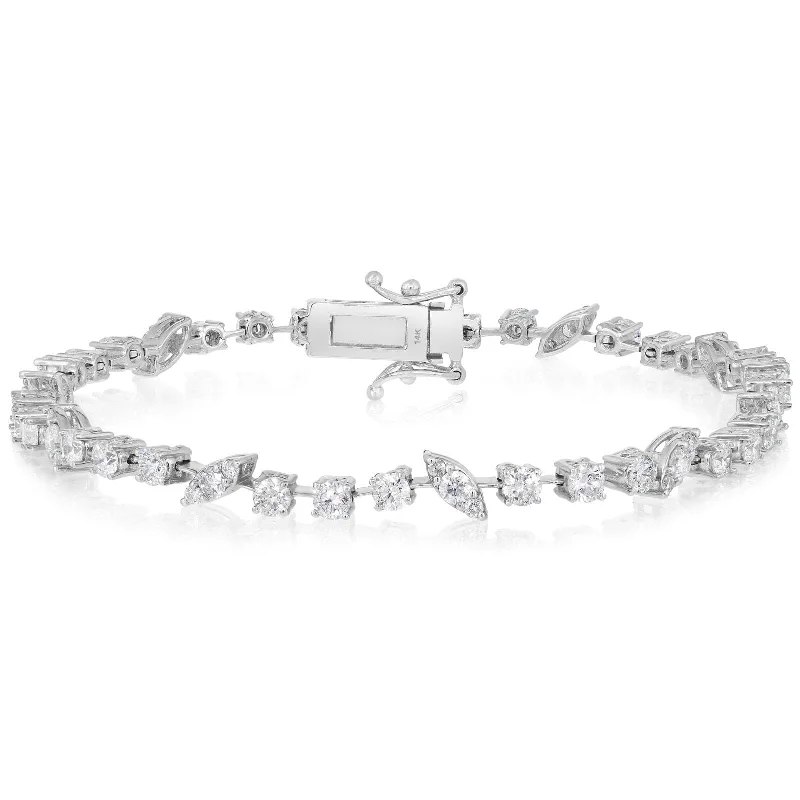 Diamond Cluster Bracelet