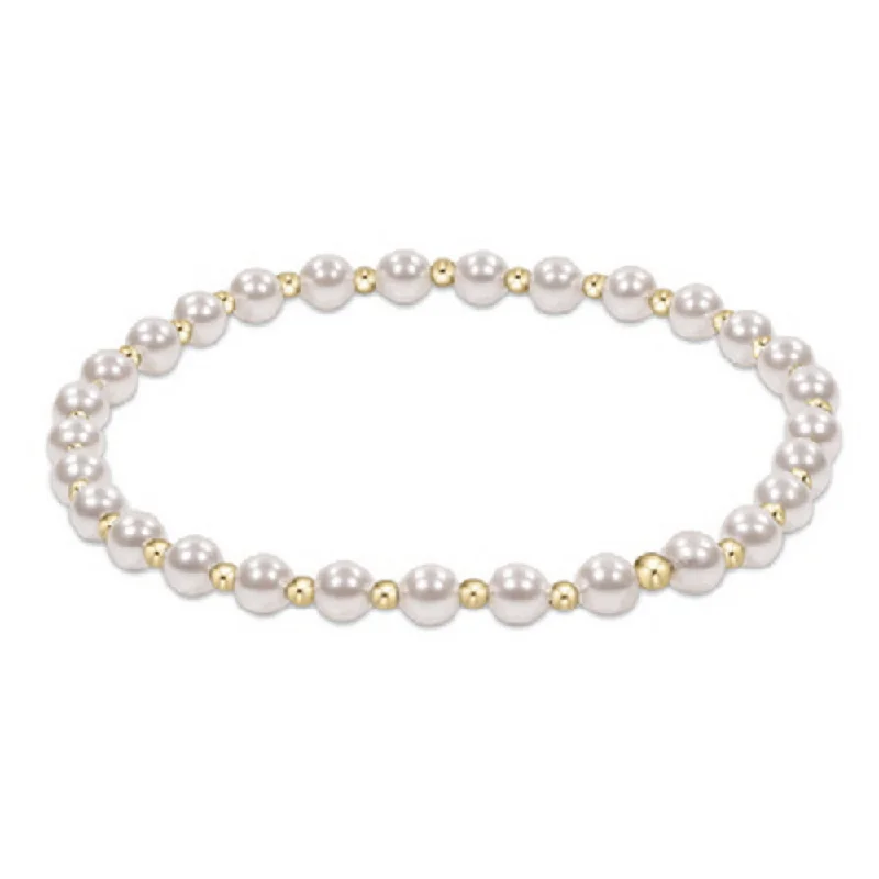 enewton 6.25" Classic Grateful Pearl Pattern 4mm Bead Bracelet