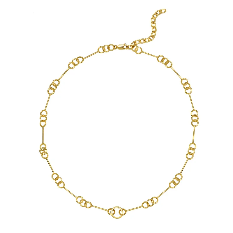 Goldbug Petite Wishbone Chain Necklace