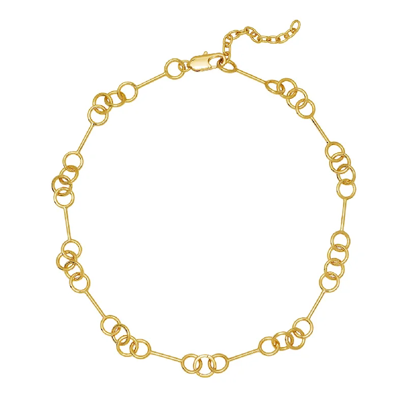 Goldbug Wishbone Chain Necklace