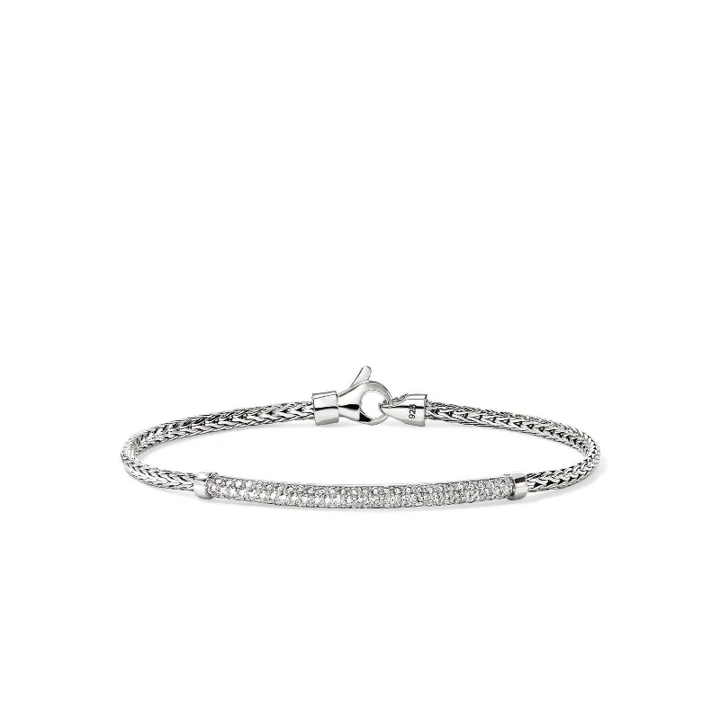 JOHN HARDY 2.5mm Essential Diamond Bar Bracelet