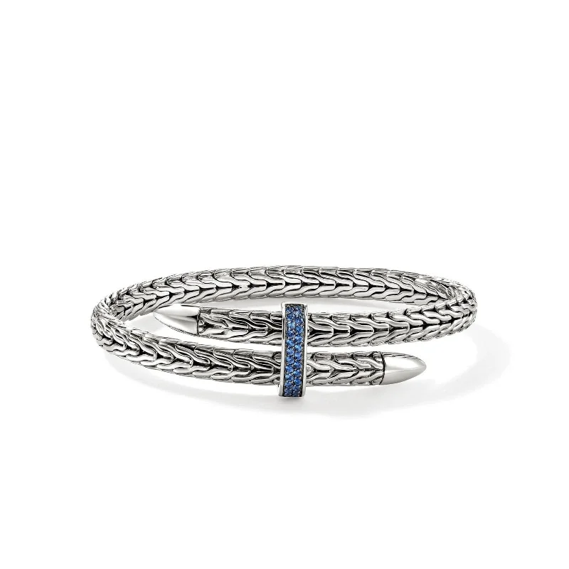 JOHN HARDY Spear Blue Sapphire Flex Cuff