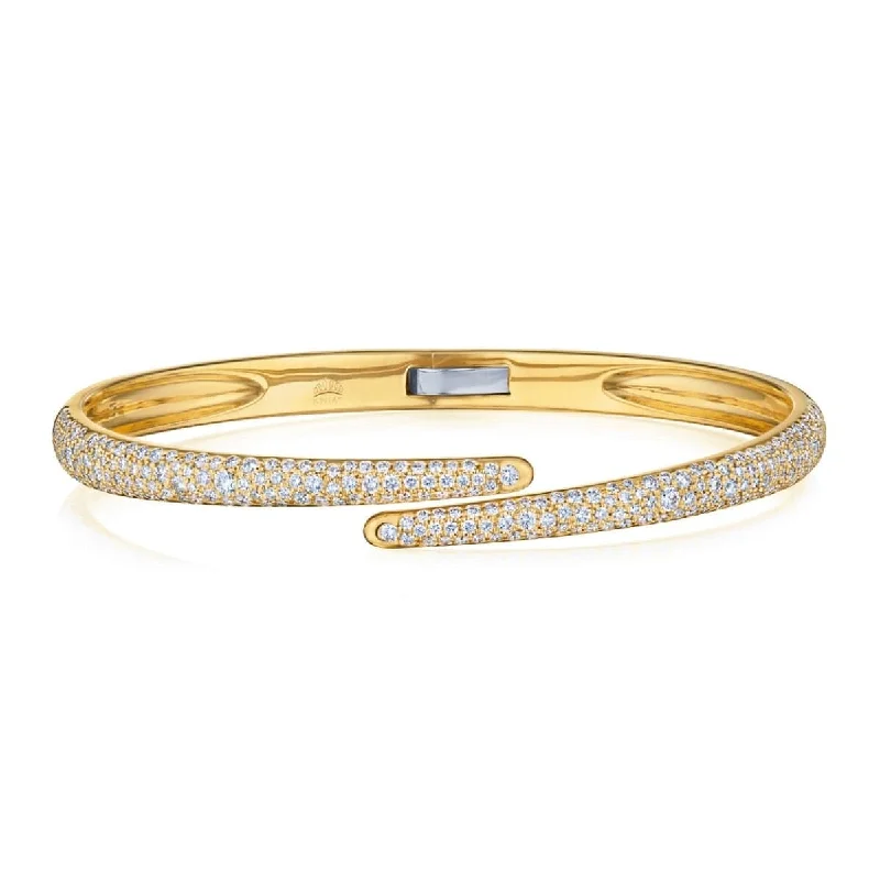 KWIAT Cobblestone Crossover Diamond Bangle