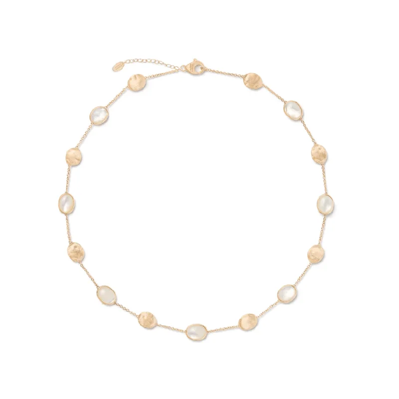 Marco Bicego Siviglia 18K Yellow Gold Mother of Pearl Necklace