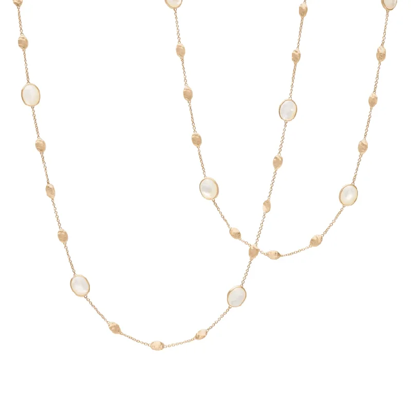 Marco Bicego Siviglia 18K Yellow Gold Mother of Pearl Necklace