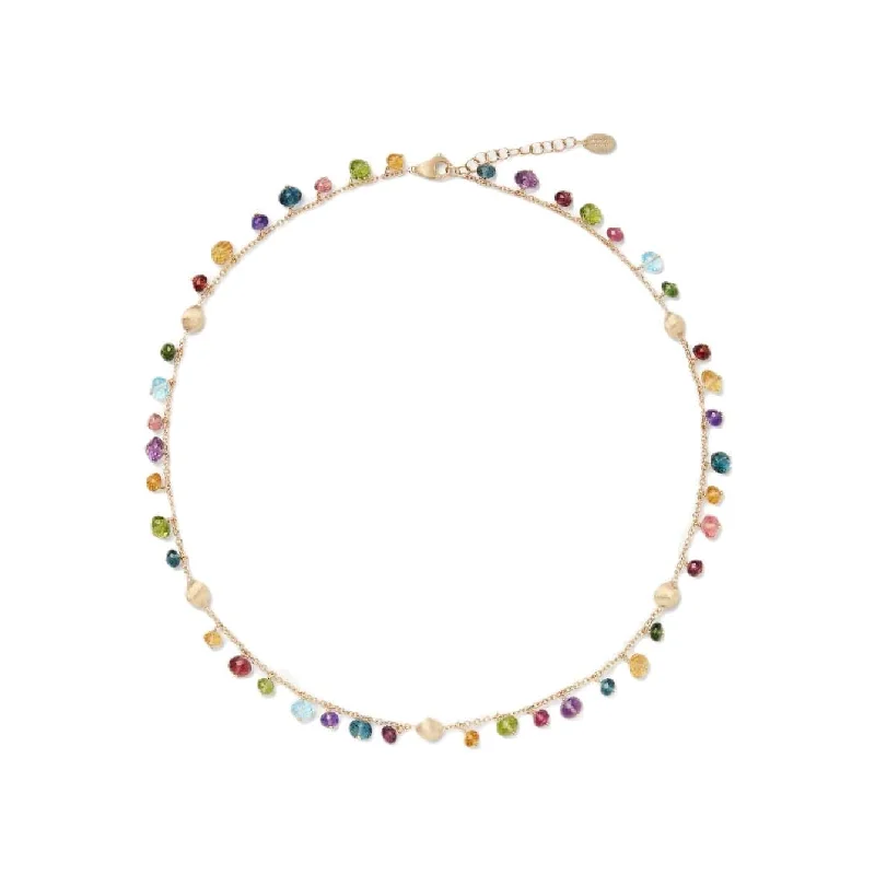 Marco Bicego Africa 18K Yellow Gold Mix Stone Necklace