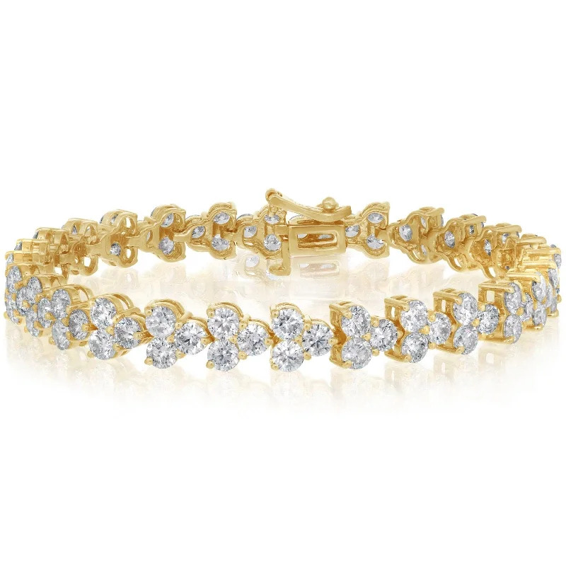 Triangle Cluster Diamond Bracelet